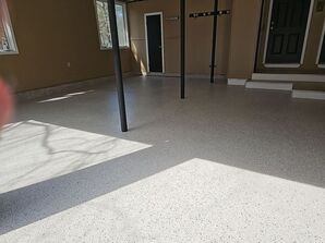 Before & After Garage Floor Coating in Simsbury, CT (2)