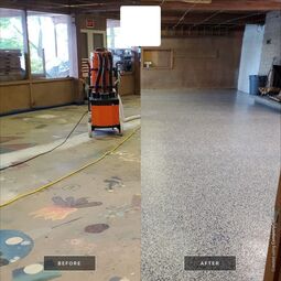 Before and After Epoxy Flooring Services in West Hartford, CT (8)